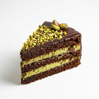 Tarta De Chocolate Y Pistacho (Porción)