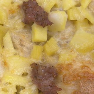 1/4 patate e salsiccia