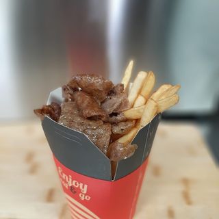 Box duży z frytkami wołowo-baranie