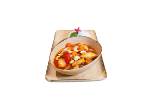 Pollo thai con anacardi