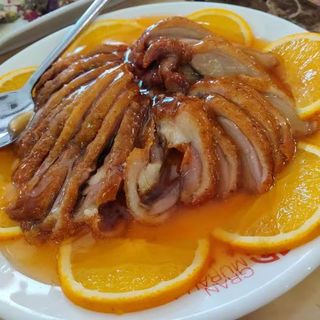 Pato Frito Con Naranja