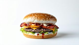 Hamburger bacon special