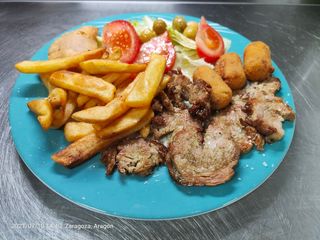 Plato Combinado De Madeja