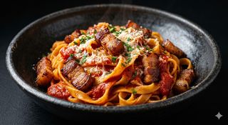 Tagliatelle Amatriciana