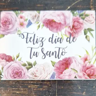 Tarjeta "Feliz día de tu santo"