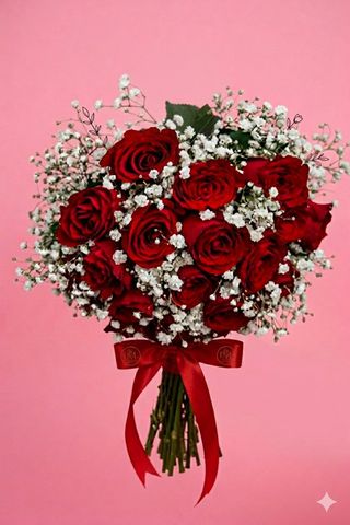 Bouquet "Robe de Roses"
