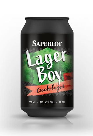 Pivo limenka Lager Boy 0,33