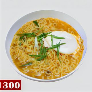 Сырный рамен с курицей