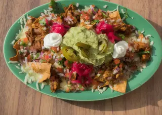 Nachos de pollo