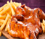 Full Grilled Chicken with Chips