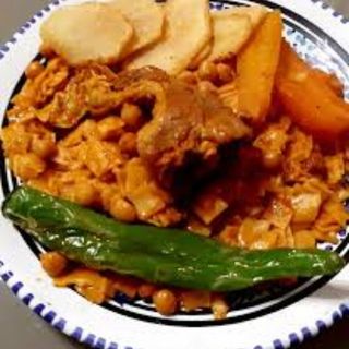 Nwasser à la viande d'agneau 