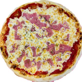 Pizza Queso Y Jamón York (32 Cm.)