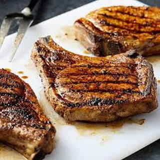 Pork Chops 375Gms with Onions, Capscum & Dhania