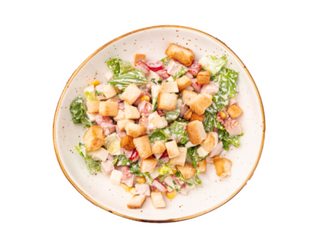 Салат малибу с крабом