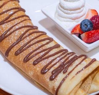 Блины Нутелла и бананом