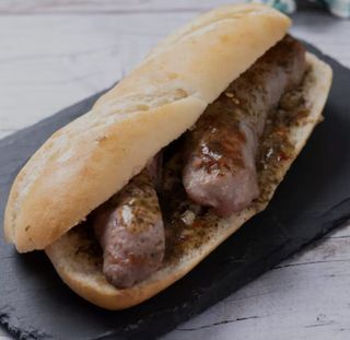 Panino con salsiccia