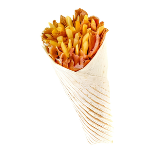 Rollo kebab z frytkami standard