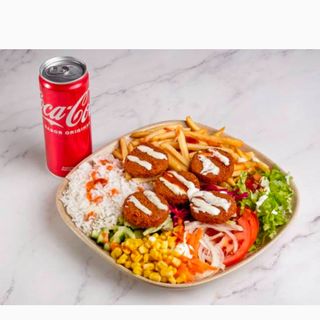 Menu Kebab falafel Prato