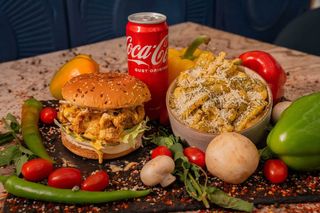  Menu Marhaba Coleslaw Crispy Chicken Burger 