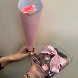 fleurs+chocolat