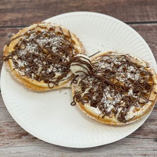 Waffle Nutella Ferrero Raffaello