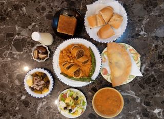 Menu Ramadan Couscous Calamar Farci