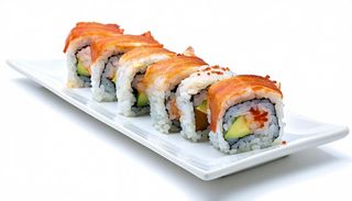 Uramaki rainbow roll