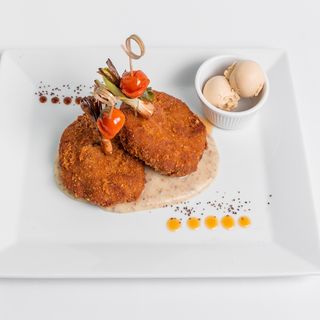 2 CROQUETAS DE POLLO AL A`ST TAMAÑO XXL