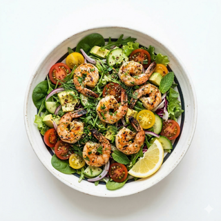 Ensalada de  gambas