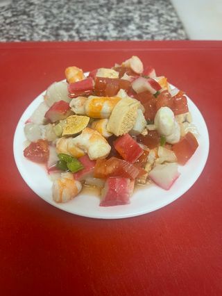 Plato De Salpicón De Marisco