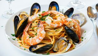 Spaghette cu fructe de mare