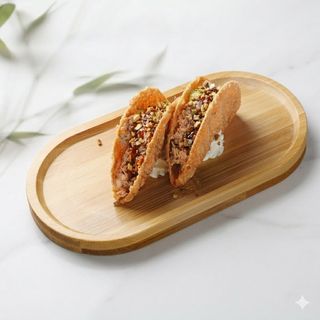 Tacos De Salmón Cocido (4 Pzs.)