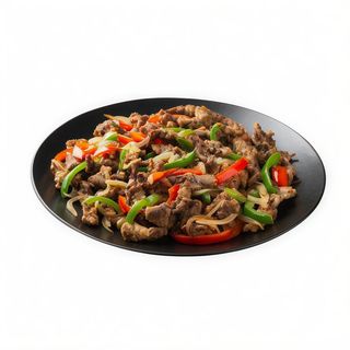 Ternera Crujiente Con Salsa De La Casa