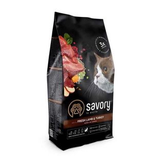 Savory Cat Adult Sensitive Fresh lamb & Turkey 2кг