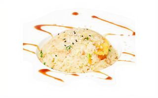 83 Riso con gamberi e verdure