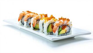 Uramaki drago roll