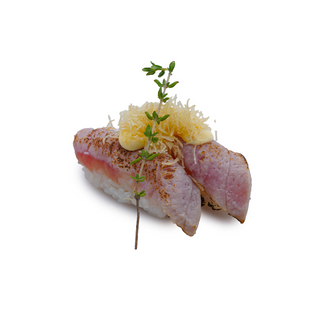 Nigiri tonno mandorle 2 pezzi