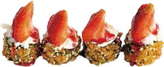 Tempura De Salmón Queso Y Fresa (8 Uds.)