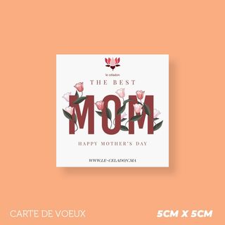 Mini Carte Happy Mother's Day 5cmx5