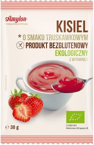 BIO Kisiel truskawkowy 30g AMYLON
