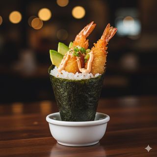 32.Temaki gamberi fritti