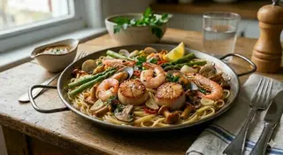 Pates aux fruit de mer
