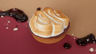 Tartaletka porzeczka beza włoska