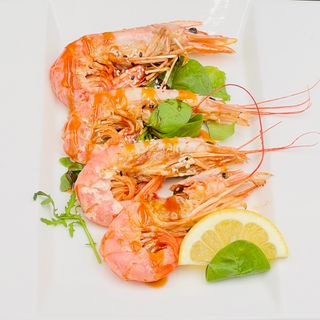 64. Ebi teppanyaki (3pz)