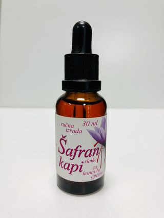 Šafran tinktura slatka 30ml