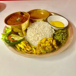 Chicken Typical Nepali Khana Set