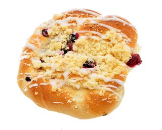 Drożdżówka z owocami