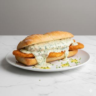 Bocadillo Escalope Ternera Cabrales