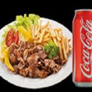 Menu 5 Plato Kebab,  Only Chiken or beef , Without veg.