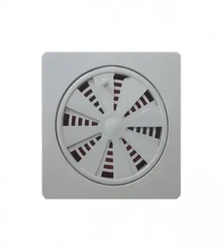 (182924) Rozetna za ventilaciju 150x150mm PVC siva